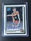 Panini 2025-26 Donruss Basketball Carter Bryant Spurs Rated Rookie Auto #8 /99