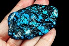 147Ct Spiderweb Blue Turquoise Nugget Specimen YPKS23 — photo 2