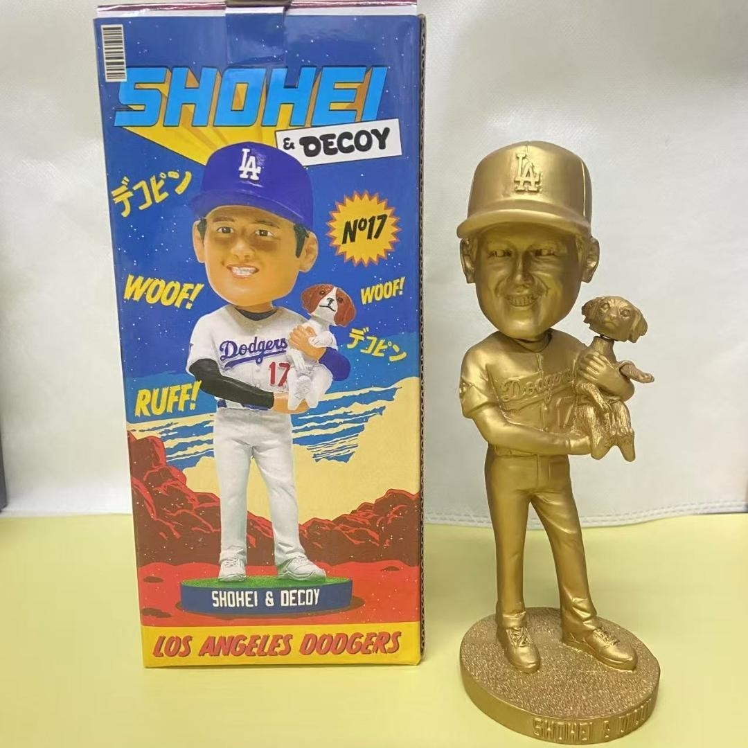 Shohei Ohtani & decoy Bobblehead フィギュア 2024 Shohei Ohtani & Decoy Dog Bobblehead Los Angeles