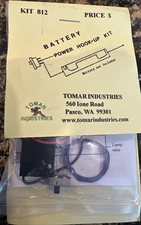 TOMAR Industries Kit #812 Battery Power Hook-up Kit for HO and Above NIP!