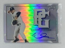 2021 LEAF PERFECT GAME METAL SILVER REFRACTOR EASTON SWOFFORD RC AUTO # 15/25