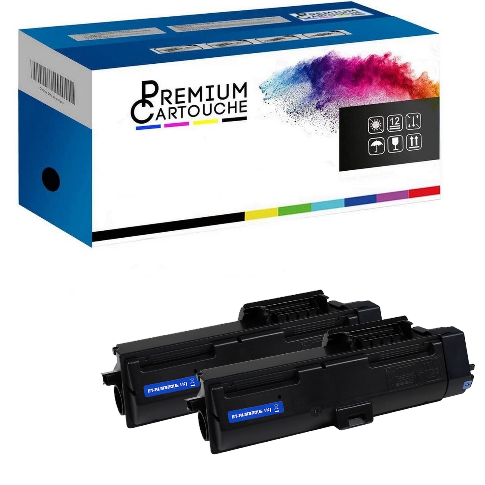 Cartouche C13S110080 Epson WorkForce AL pour textes nets sans bavure