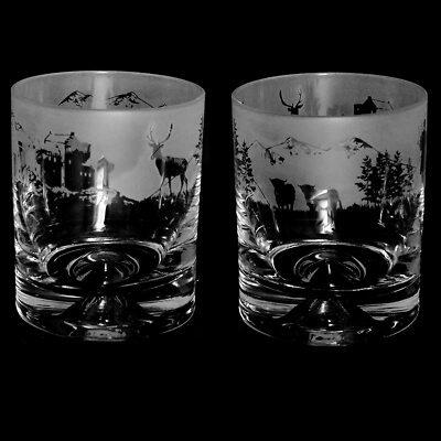 Animo Glas Scottish Scene Whisky Tumbler (1 Einzelglas)