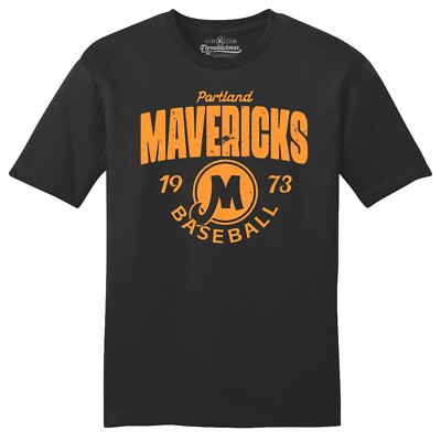 Portland Mavericks 1973 Baseball TRI-BLEND Tee Shirt Trailblazers