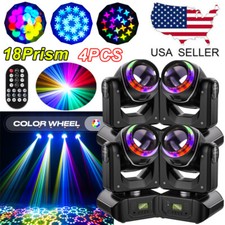 150W 18Prism Moving Head Stage Lighting LED Beam RGBW Gobo DMX DJ Show Light US