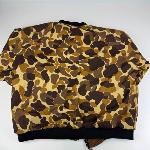 Vintage Field and Stream Mens Size XL 3 in 1 Duck Camo Hunting Jacket Coat *Read - Picture 15 of 20