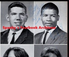 1960's High School Yearbook WES UNSELD ~ Baltimore Bullets ~ Inscribed ~ MVP AS