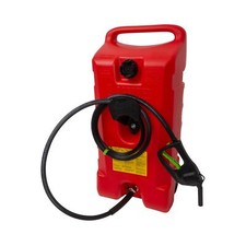 Scepter Portable Gas Fuel Tank, Container Caddy Can w/ Siphon Pump, 14 Gallon...