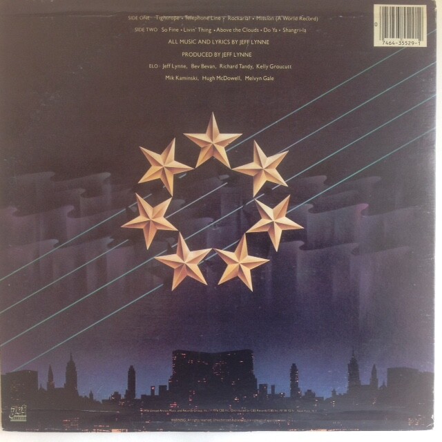 ELO Electric Light Orchestra LPレコード4枚 ELECTRIC LIGHT ORCHESTRA, A New World Record,Vinyl Record Album LP
