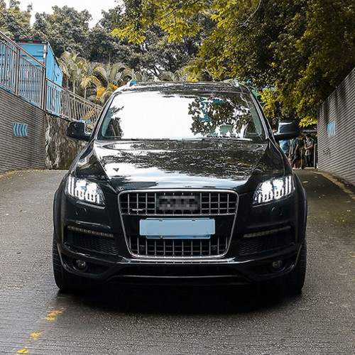 For Audi Q7 2006-2015 Dark Headlights Dynamic W/LED Signal Low/High ...