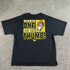 VINTAGE Smack Apparel Shirt Mens Extra Large Black Yellow Pittsburgh Football