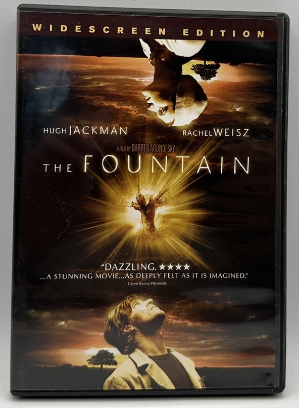 The Fountain DVD Widescreen Hugh Jackman Rachel Weisz Free Shipping 2007
