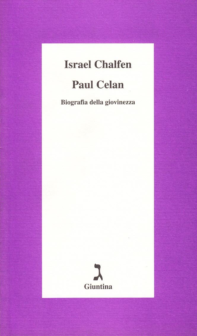 9788880572985 Paul Celan - Israel Chalfen