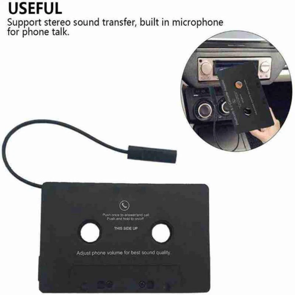 Convertitore di cassette stereo per auto compatibile con Bluetooth 5.0 W3V5 - Immagine 4 di 4