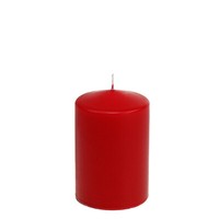 Stumpenkerze Rot 120X80Mm 6Er-Set - Tischdeko, Weihnachten, Advent, Muttertag,