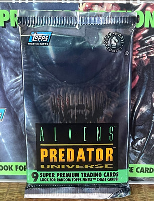 1995 TOPPS ALIENS PREDATOR UNIVERSE (Premiere Edition) ALL ART PACK 9 Cards OVP!