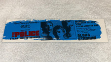 The Police Stevie Ray Vaughan Bryan Adams  1984 CONCERT TICKET ALOHA Sting USA