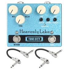 New Tone City Heavenly Lake Delay & Reverb Guitar Effects Pedal