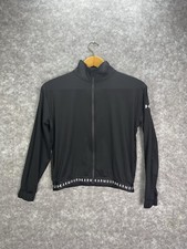 Under Armour Heat Gear Women  s Jacket Size Small Full Zip Black