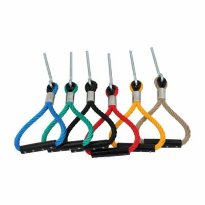 Seilringe Turnringe Hangelringe kurz aus verstärktem 16mm Seil - DIN 1176