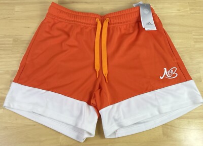 Adidas Candace Parker Ace 6'' Basketball Orange Shorts HN0651 - Women s M - NWT