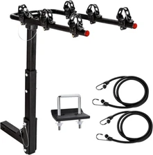 AA Products 3 Bike Rack Platform Hitch Mount Rack Foldable Bicycle Rack for Cars