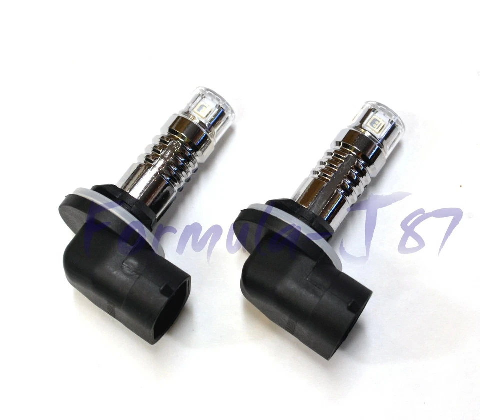 LED 20W 881 H27 Green Two Bulbs Head Light Replacement Lamp Upgrade Snowmobile - Image 3 of 4