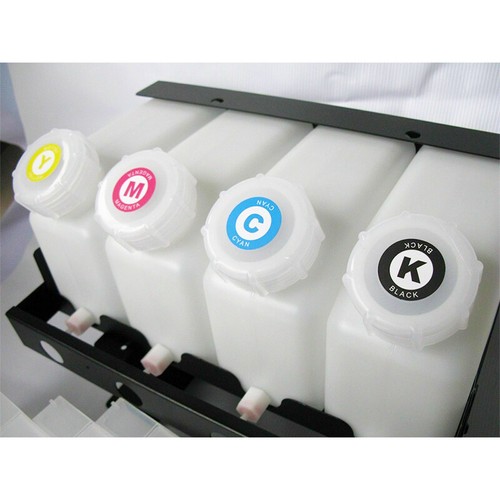 Soluzione sistema inchiostro continuo CISS 4 bottiglie 8 canali Roland Mimaki & Mutoh - Foto 3 di 8