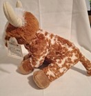 Build a Bear Longhorn Plush Brown and white with Sound 13 In Need Stitch Repair — photo 1