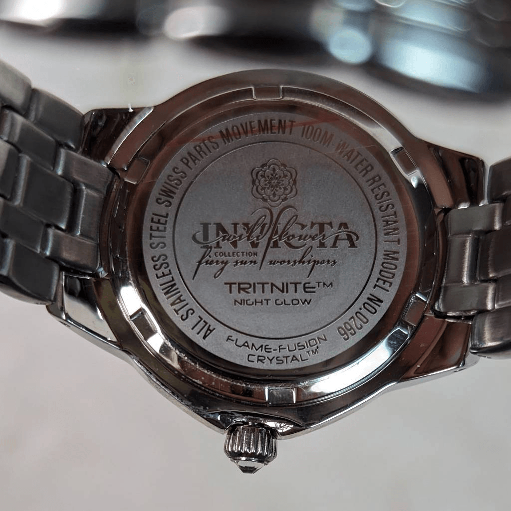 Women\'s Invicta Wildflower Collection Analog Date Dial Watch (A967) Model 0266 s-l1200.png main image 4