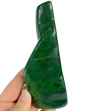 Beautiful Green Color Nephrite Jade Free Form, Nephrite Jade Free Form