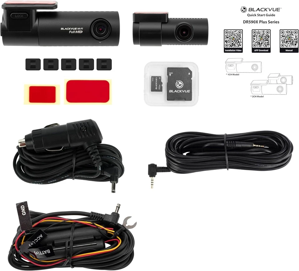 BLACKVUE DR590X-2CH Plus | FULL HD WI-FI DASHCAM | Cable de cableado incluido (32 GB) Foto 2 de 4