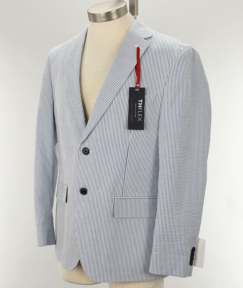 TOMMY HILFIGER Blue Stripe CONRAD Modern Fit Stretch TOMMY HILFIGER Blue Stripe CONRAD Modern Fit Stretch