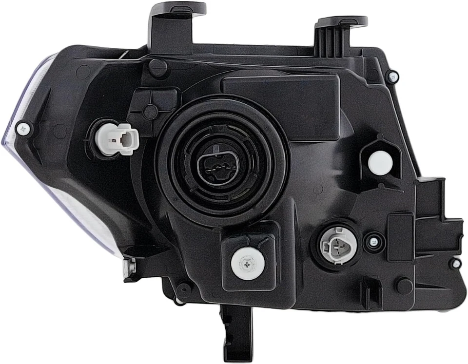 Headlights For 2009-2019 Nissan Frontier Left Right Pair Chrome Halogen Foto 4 de 4