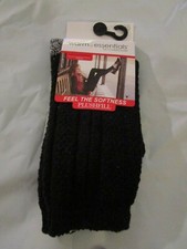 Warm Essentials Cuddl Duds Womens Leg Layering PlushFill Crew Socks fits 4-10