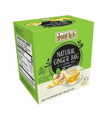 Gold Kili Natural Ginger Bag 20 bags (Pack of 2) - Ships Free