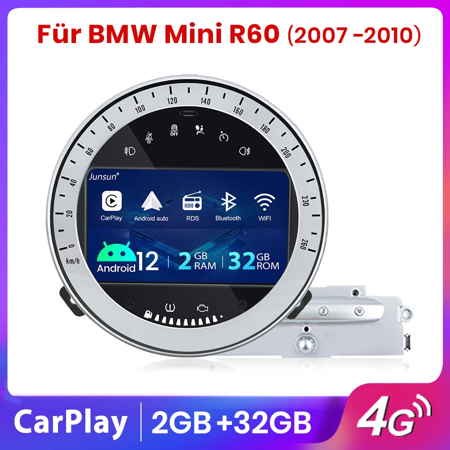 8-Kern DSP Android 12 Autoradio für BMW Mini Cooper GPS BT5.0 DAB+ CarPlay Navi - Bild 2 von 4