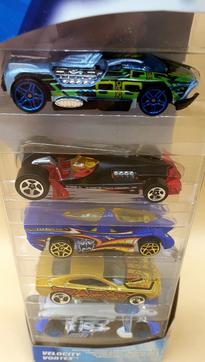 HOT WHEELS 1/64 5 CAR GIFT PACK VELOCITY VORTEX B3589 | eBay
