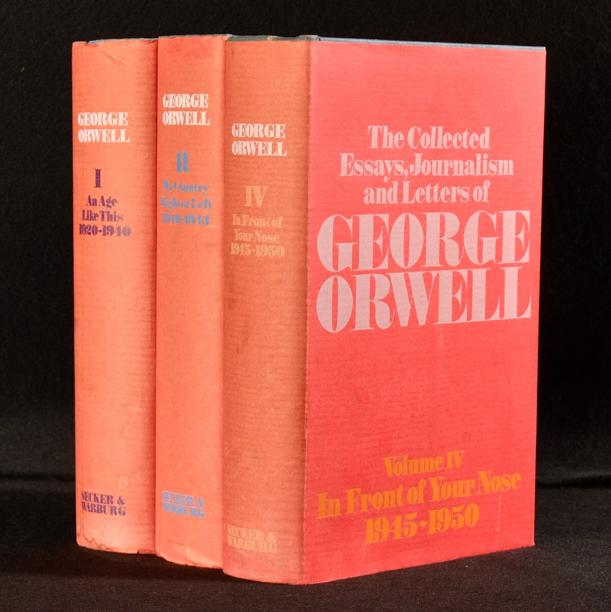 1968-9 3vol The Collected Essays Journalism and Letters of
