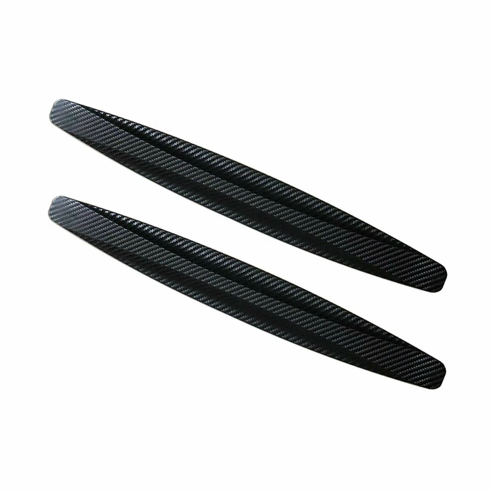 Protetor de para-choque de carro padrão fibra de carbono anti-riscos para VW Toyota - Imagem 2 de 4