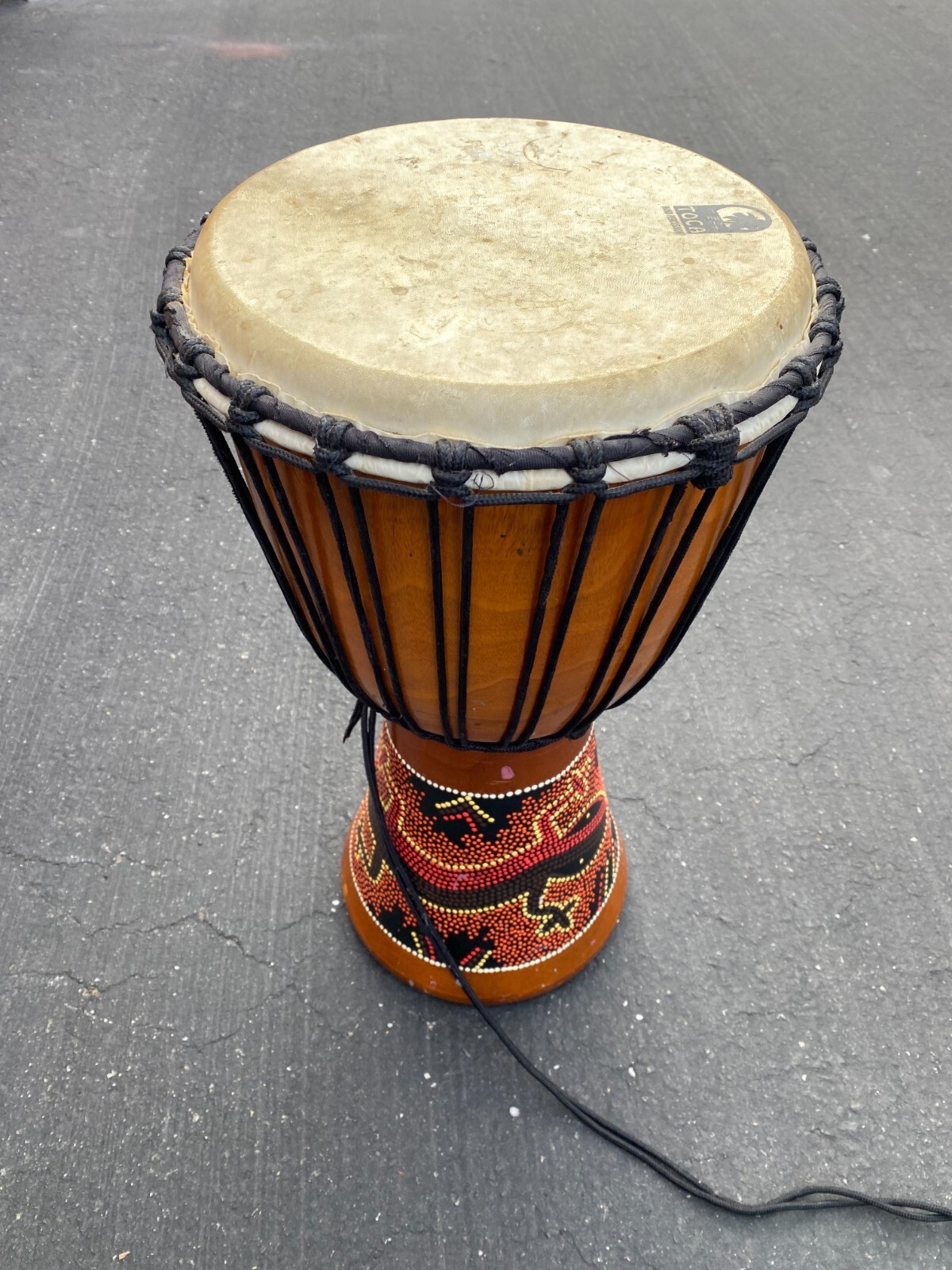 Djembe *12.5 TOCA *HAND Percussion *GECKO design *gently used condition