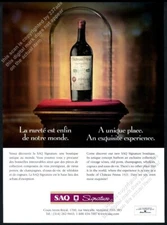 2001 Chateau Petrus wine 1921 bottle photo SAQ Signature vintage print ad
