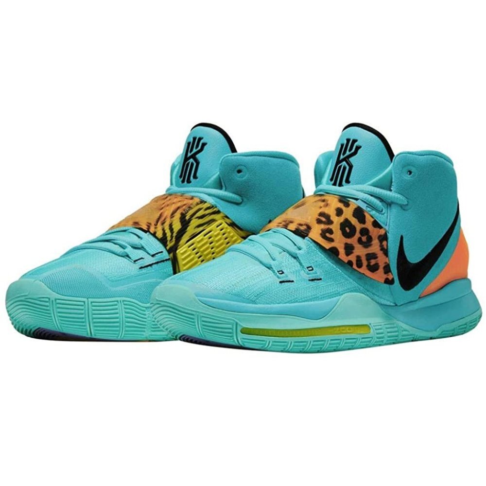 NWB Nike Kyrie 6 Oracle Aqua Animal Basketball Shoes Men's 9