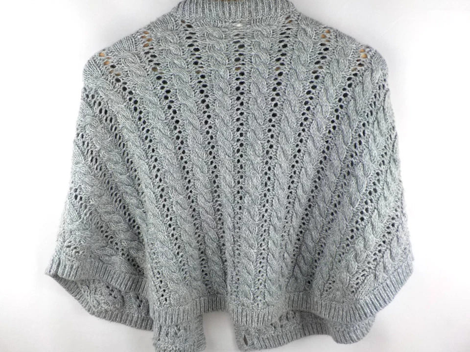 Crazy 8 на Gymboree серый вязаный кнопка вверх шаль девочка размер 7/8 (1326-коробка 51) - Изображение 3 из 4