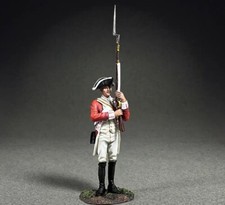 BRITAINS AMERICAN REVOLUTIONARY WAR 16155 BRITISH 43RD REGIMENT OF FOOT READY