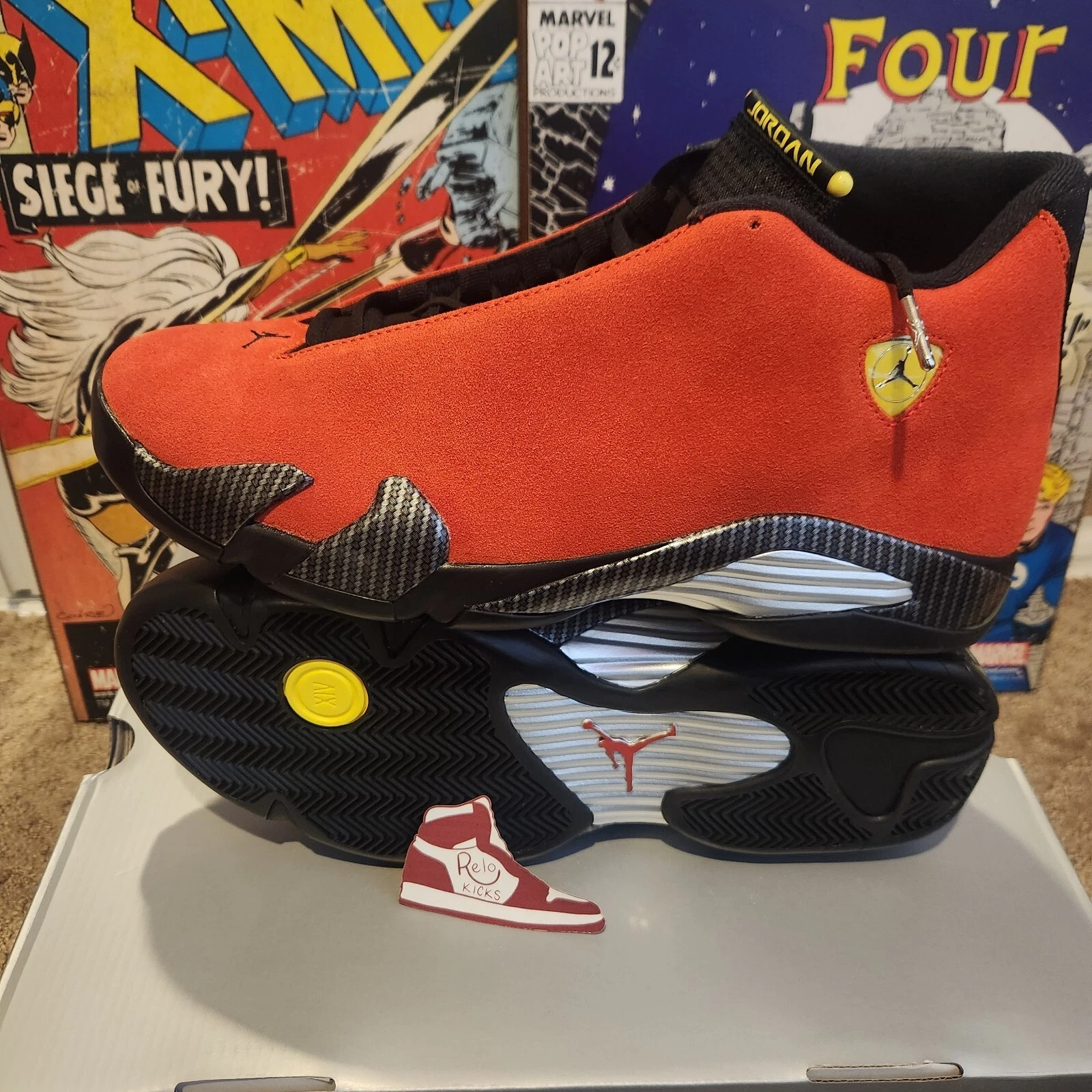 Air Jordan 14 Retro 2025 Ferrari Taglia 12M