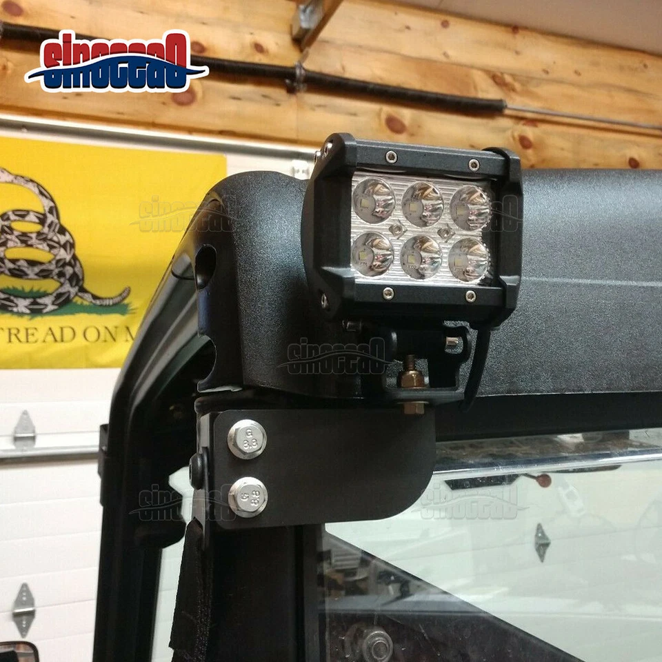 Kit de barra de luz LED curva Fit Polaris Ranger XP 900 1000 570 tamaño completo techo 50" Foto 3 de 4