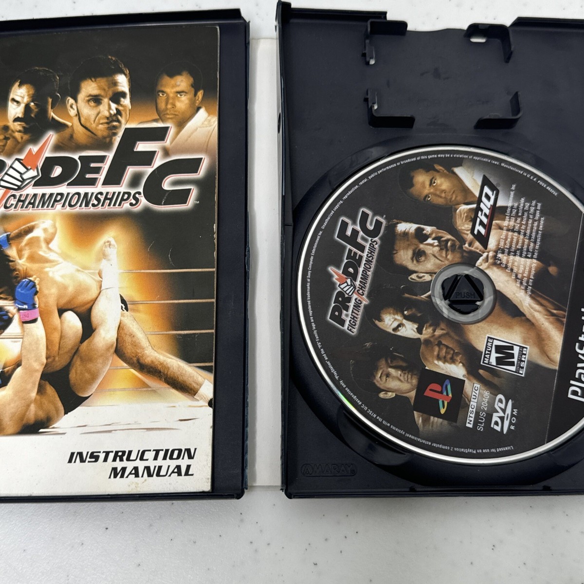Pride FC (Sony PlayStation 2, PS2) Complete in Box CIB Video Game