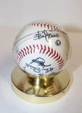 Vintage Souvenir Collectable Baseball, by Collectors, Team Facsimile signatures