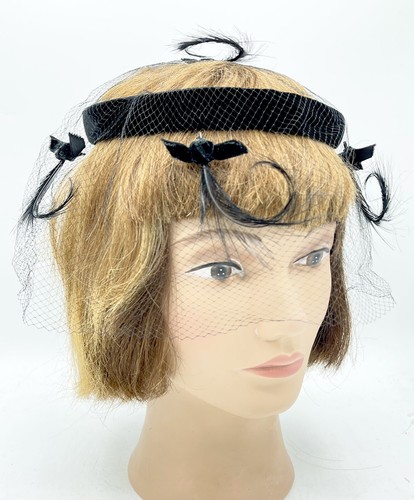Vintage Fascinator Mod Hair Net 
